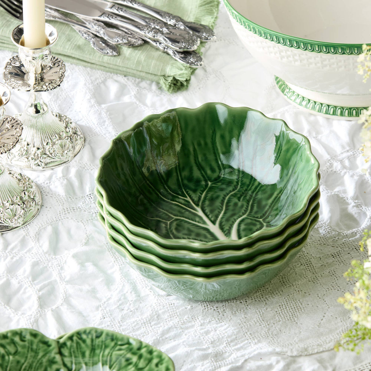 Assiette Creuse 21.6cm, Le Jardin,  Chou