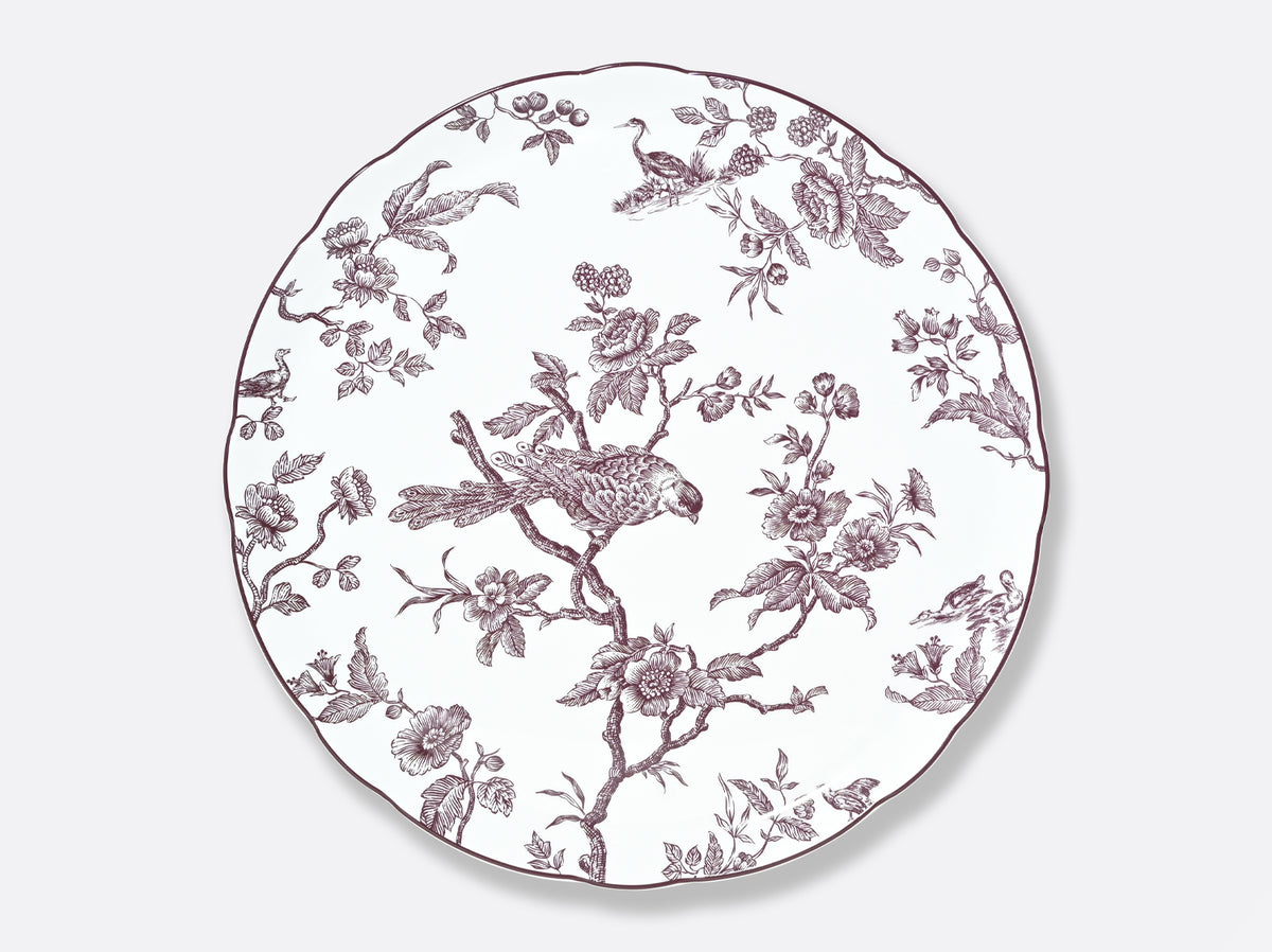 Plat à Tarte 32cm, Albertine Prune, Bernardaud