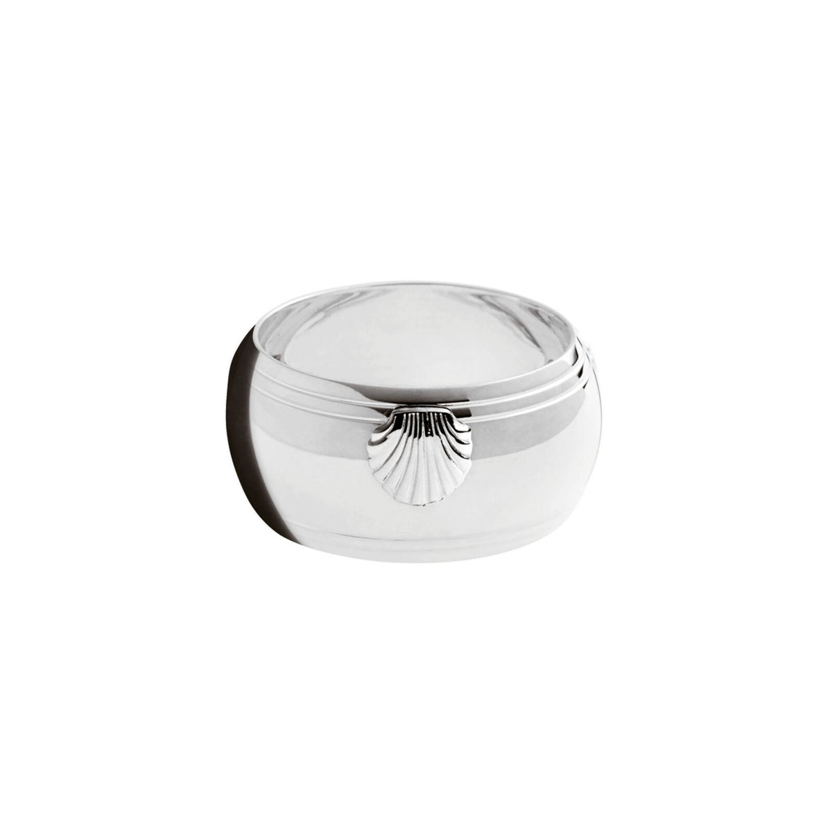 Rond de Serviette Argent Massif, Instants Précieux Coquille, ERCUIS