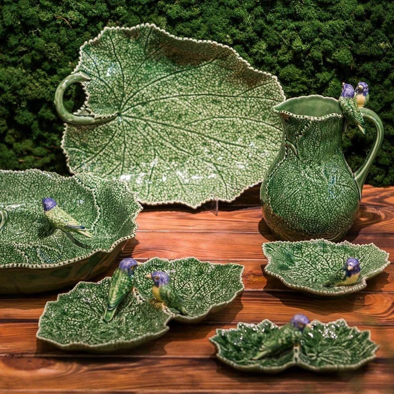 Blue Birds Tray, Cineraria, Bordallo Pinheiro