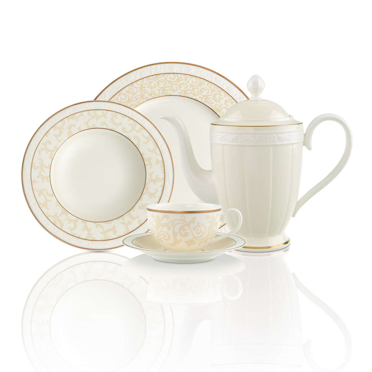 Paire Tasse Café Ivoire, Villeroy & Boch
