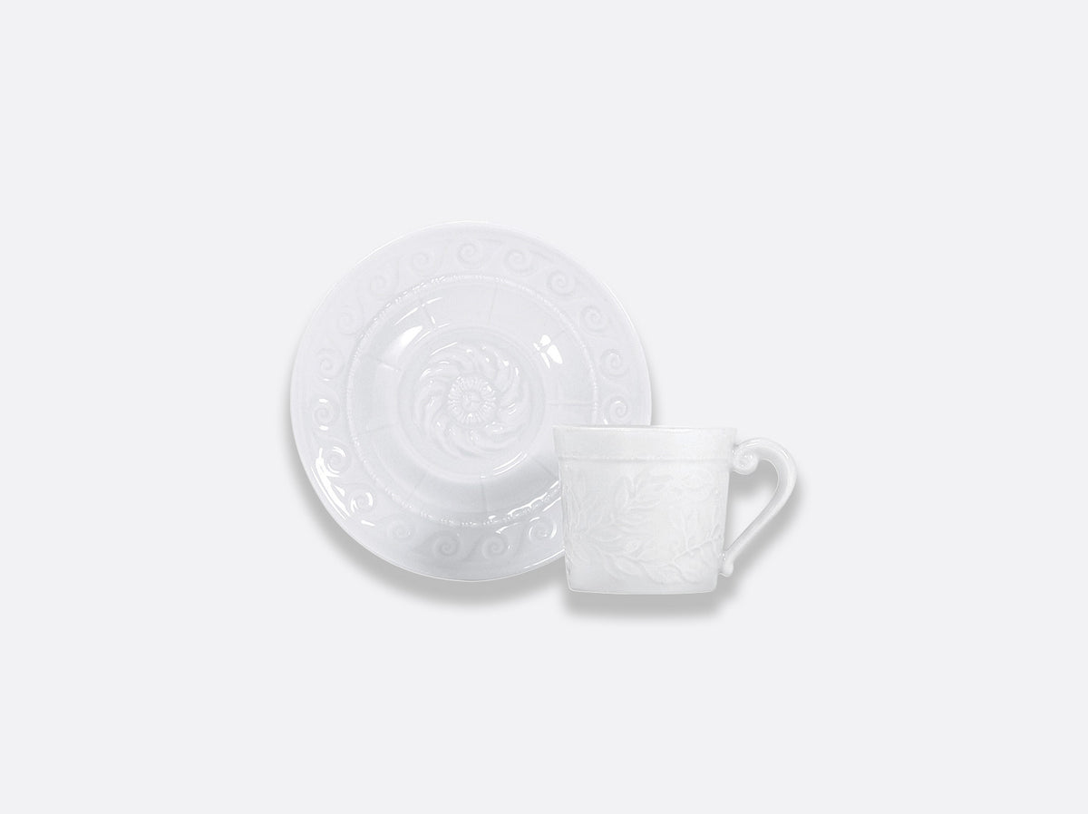Tasse et soucoupe à café 0,10 Lot de 12 , Louvre