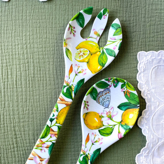 2-piece salad servers, Capri, Les Jardins de la Comtesse