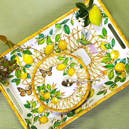 GM tray 50 x 36 x 5 cm, Capri, Les Jardins de la Comtesse