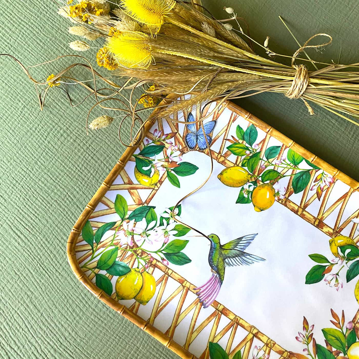 Rectangular Tray 45 x 32 cm, Capri, The Countess's Gardens