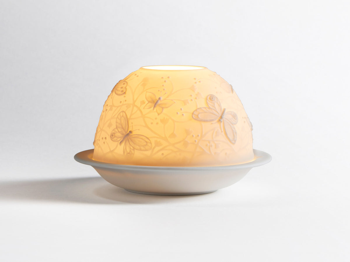 Lithophanie Led, L'envol des Papillons, Bernardaud