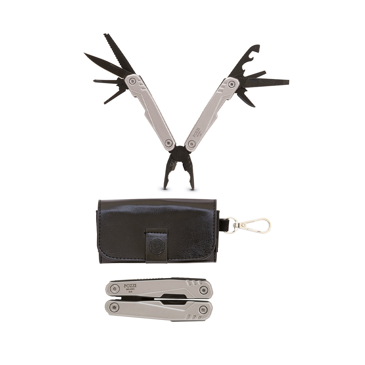 Pince multifonction dans un coffret cadeau noir, Pozzi