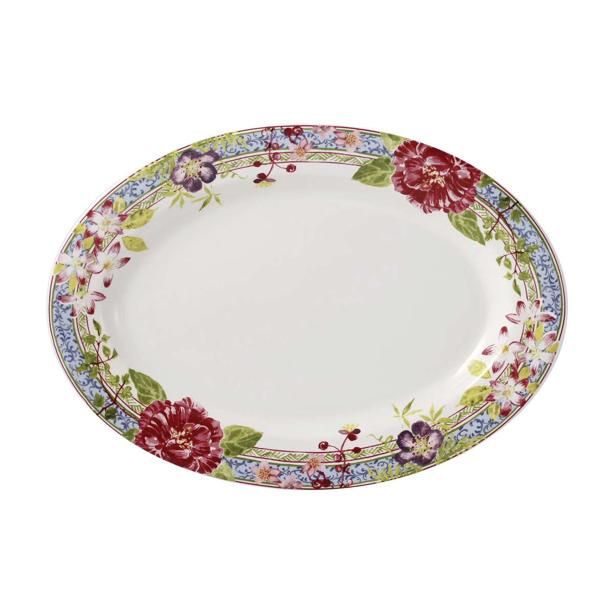 Plat Ovale 37cm, Millefleurs, Gien