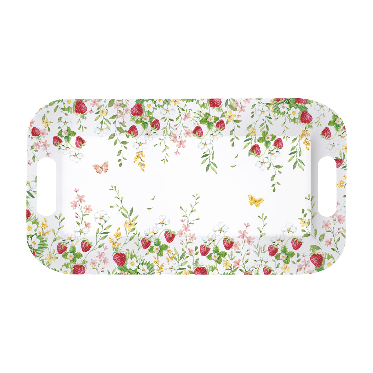 PLATEAU 40X21CM JARDIN DES FRAISES, Easylife