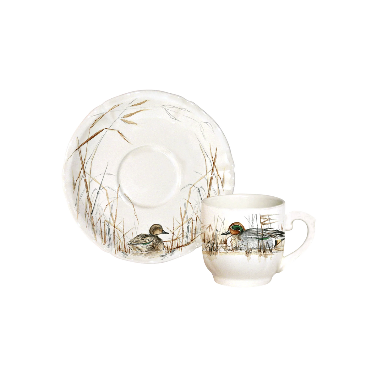 Tasse et Soucoupe à Café, Sologne, Gien
