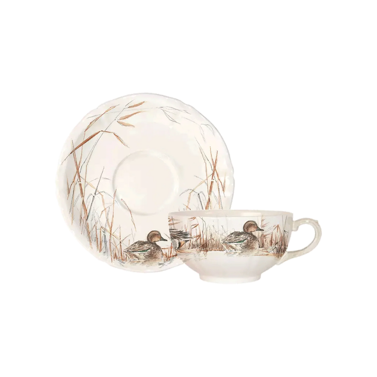 Tasse & Soucoupe à Déjeuner, Sologne, Gien