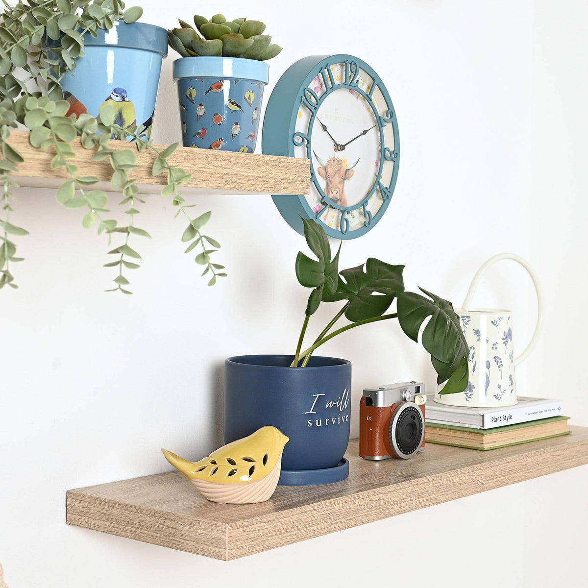Cache Pot set de 2 Oiseaux