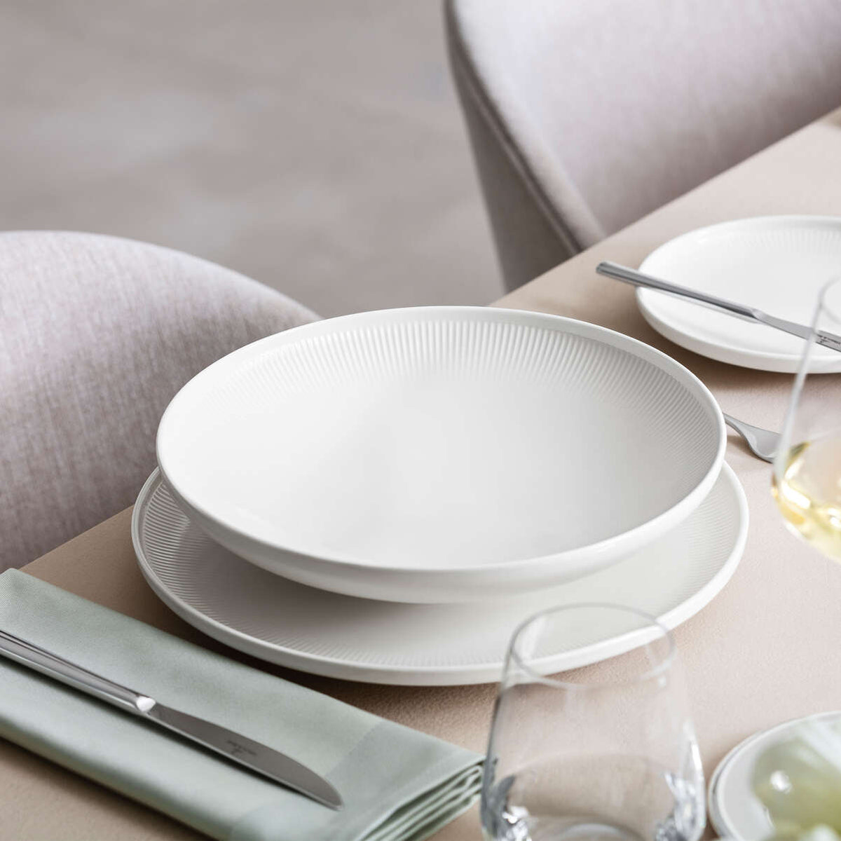 Assiette creuse 25 cm Afina, Villeroy & Boch