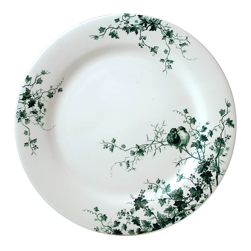 Assiette plate extra 27.4 cm, Les Oiseaux, Gien