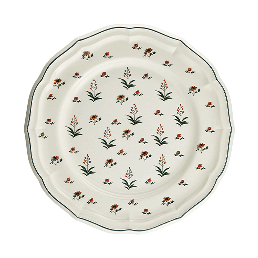 Assiette plate Extra 26cm Herbier du Paradis, Gien