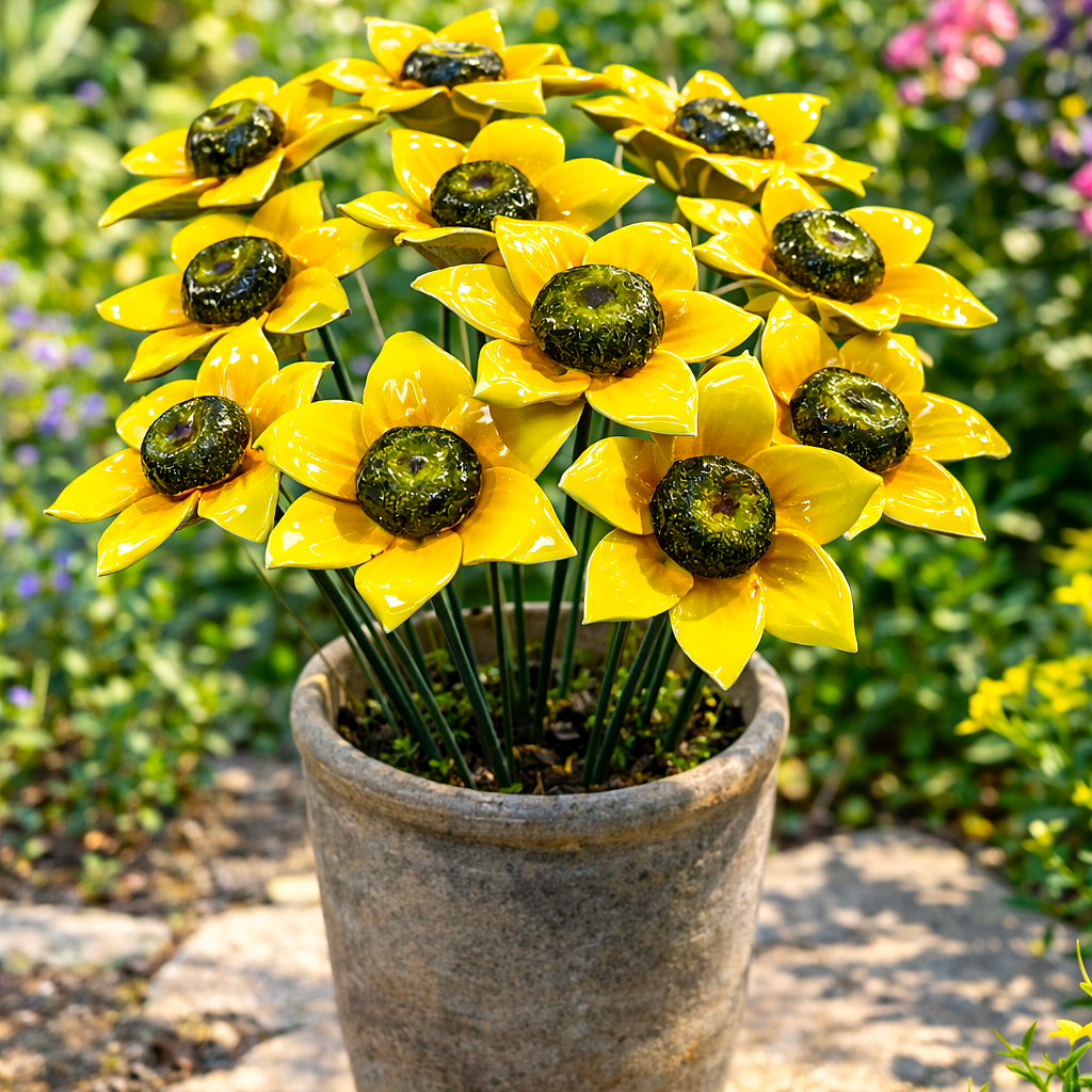 Tournesol Céramique 6-7 cm – Capodimonte