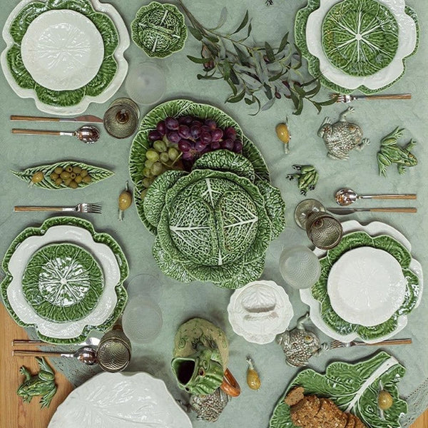 Assiette plate 26.5 cm, Chou, Bordallo Pinheiro
