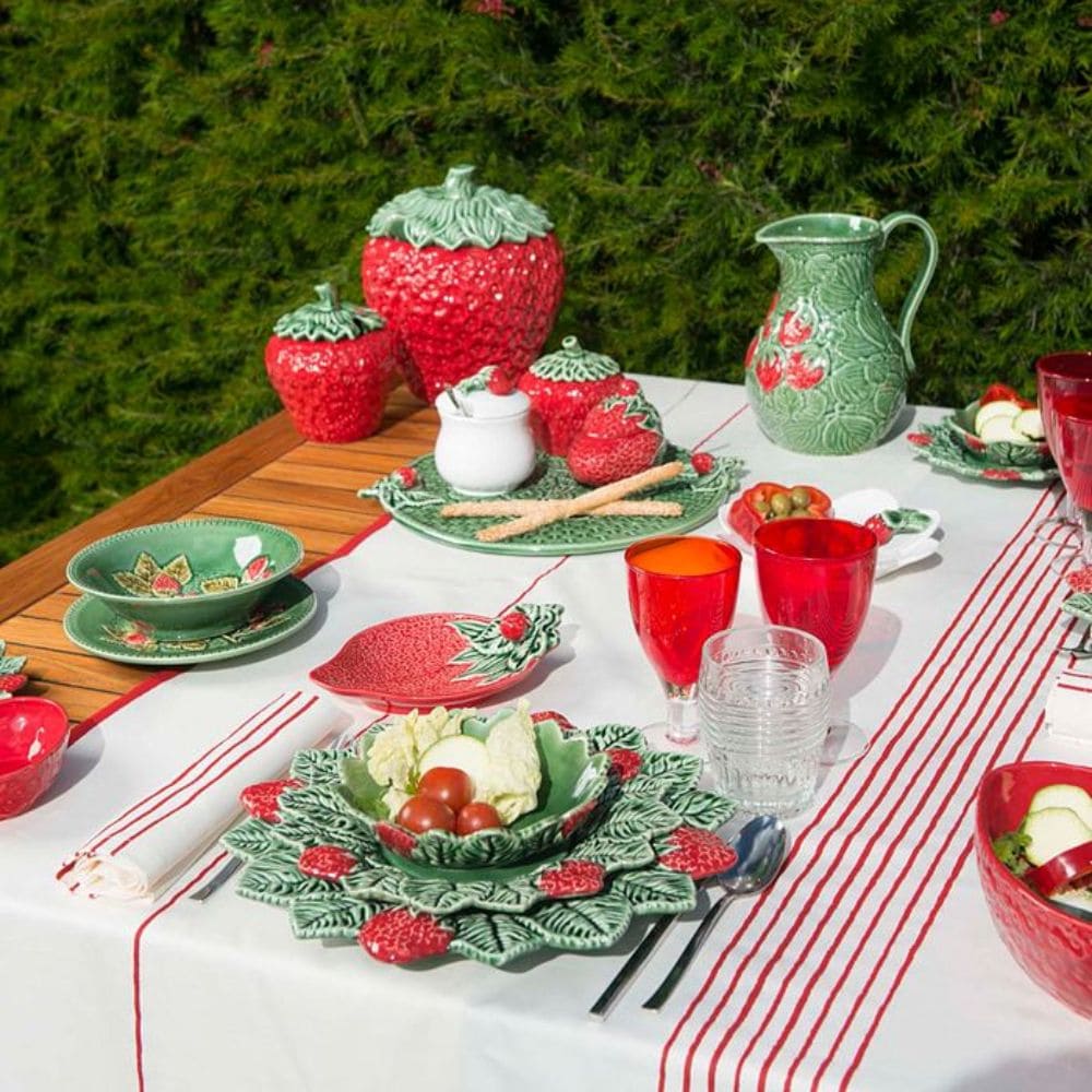 Plate 19.5 cm, Strawberries, Bordallo Pinheiro