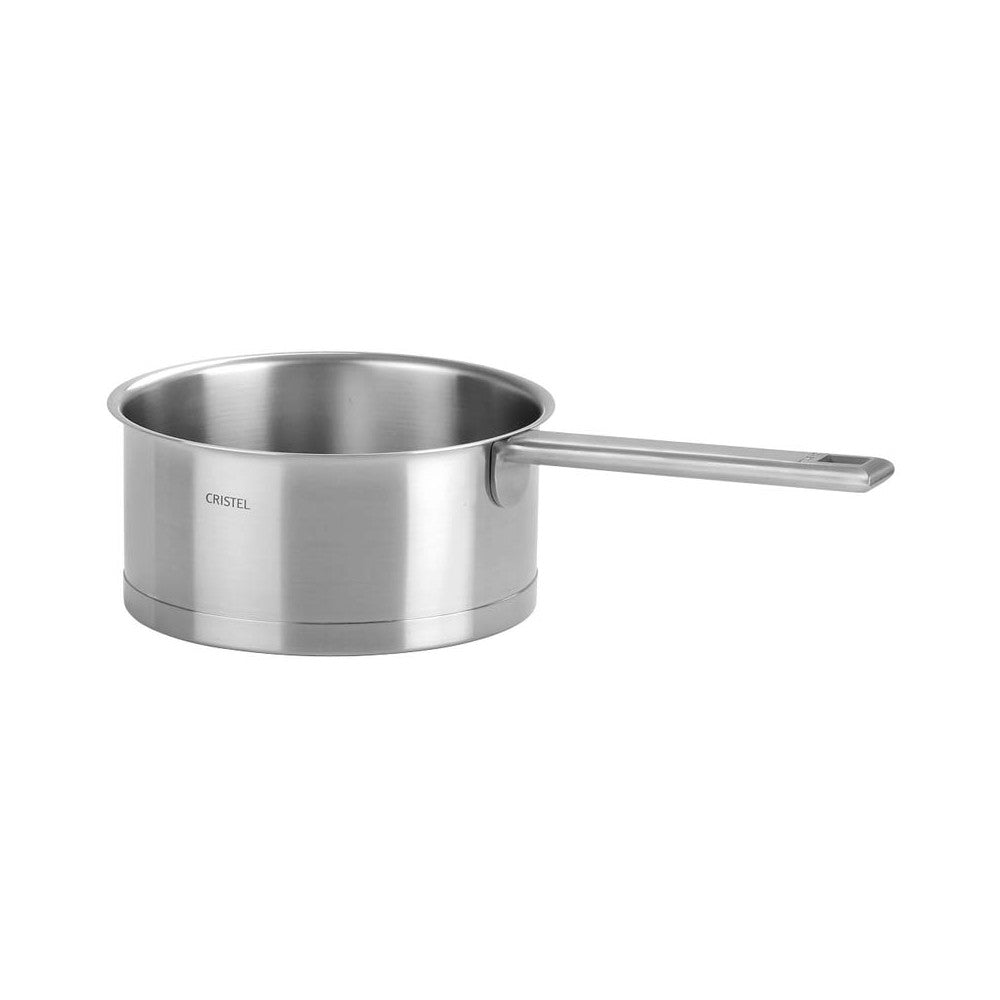 Stainless Steel Saucepan 14cm, Fixed Stratum, CRISTEL 