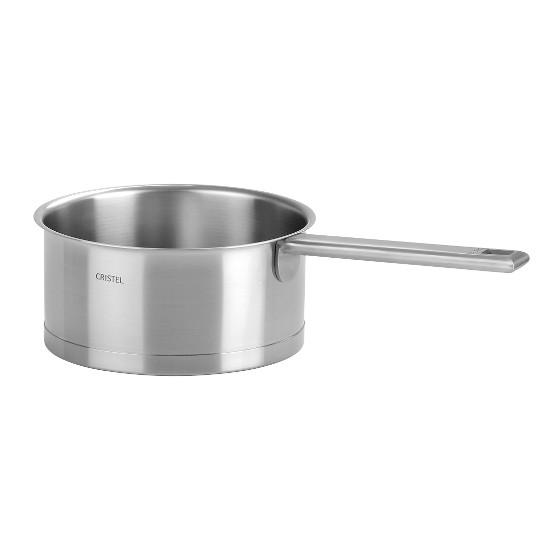 Stainless Steel Saucepan 16cm, Fixed Stratum, CRISTEL 