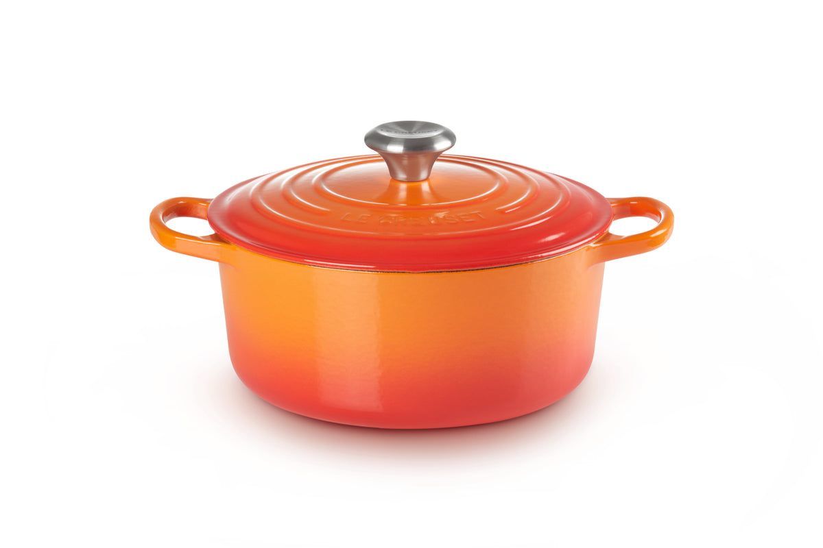 Round casserole dish 24cm, Signature Volcanique, Le Creuset