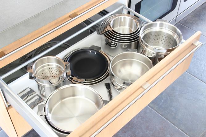 Stainless Steel Saucepan 20cm, Removable Mutine, CRISTEL