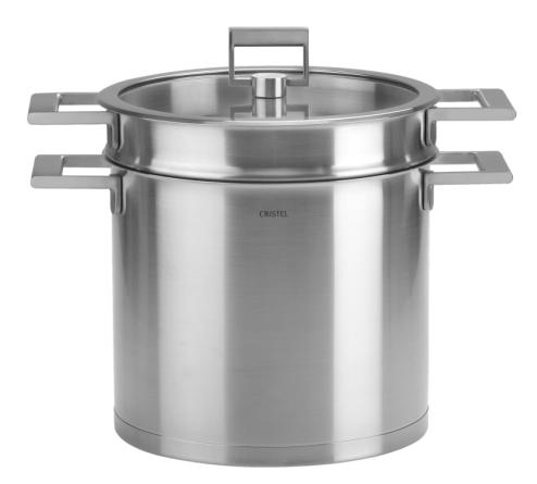 Stainless Steel Pasta Cooker Set 22cm, Fixed Stratum, CRISTEL 