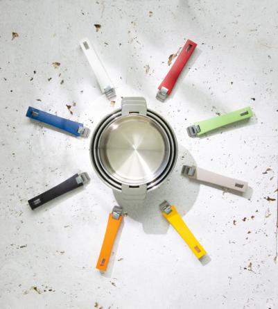 Stainless Steel Saucepan 16cm, Removable Mutine, CRISTEL 