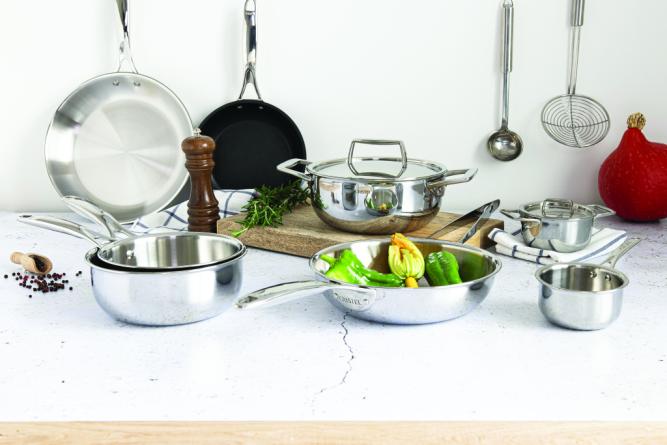 28cm curved glass lid, Castel'Pro, CRISTEL 