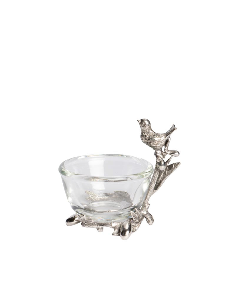 Condiment pot with bird, Chéhoma
