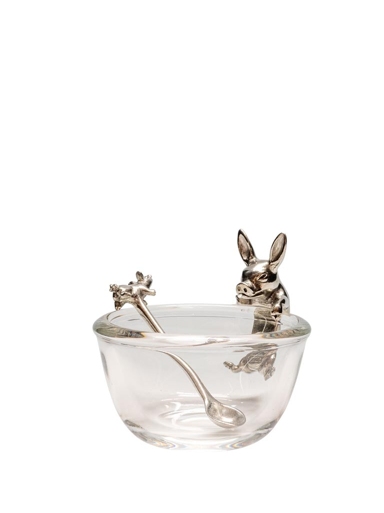 Pot with spoon little Pig, Chéhoma