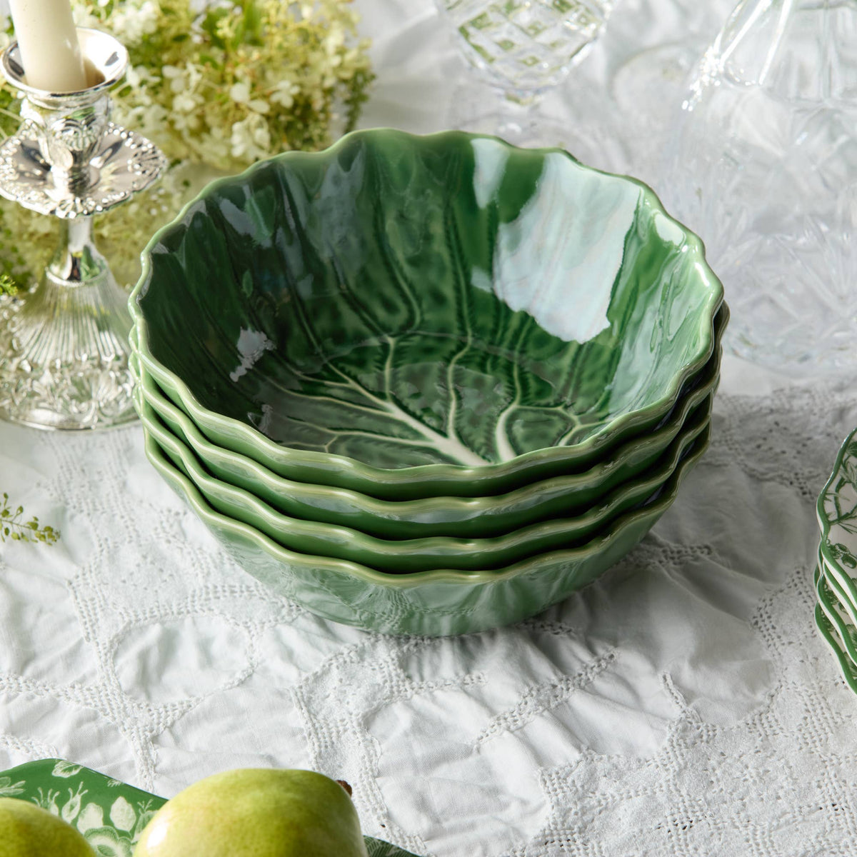 Assiette Creuse 21.6cm, Le Jardin,  Chou