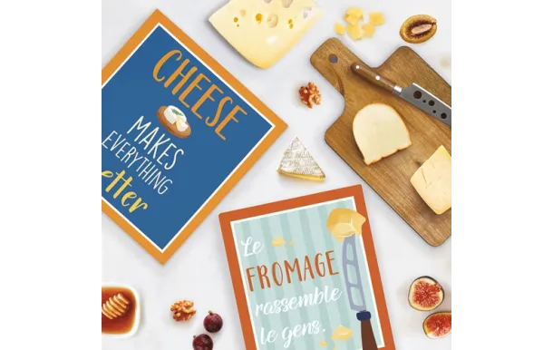 Coffret à fromage 2 pièces Gift Novels
