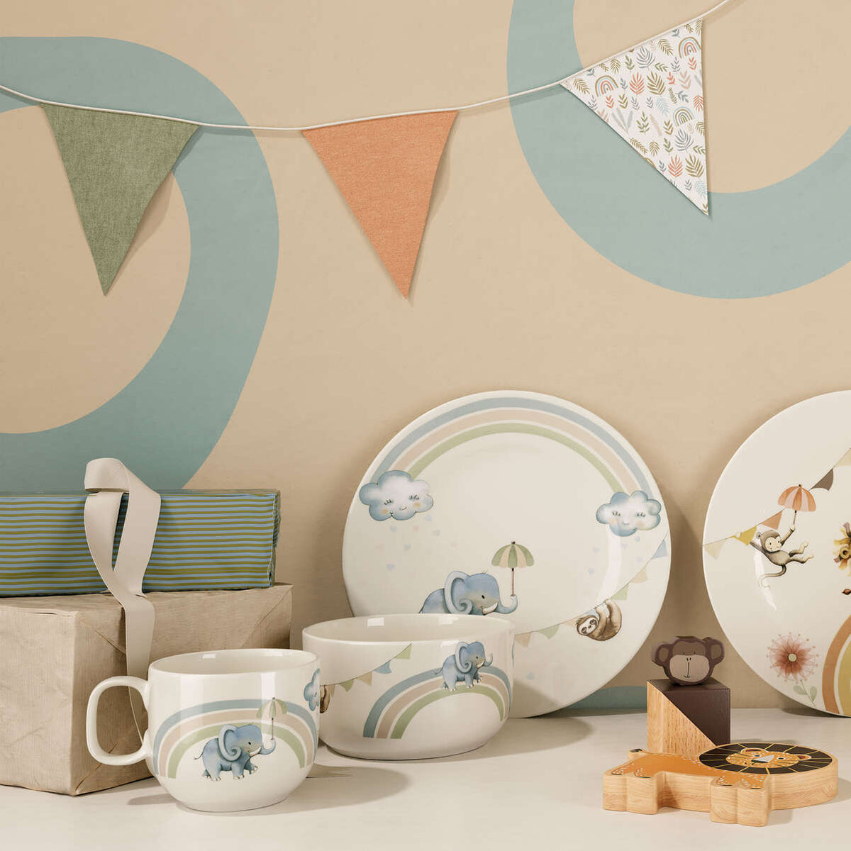 Ensemble Enfant 3 pces Walk Like a Elephant, Villeroy & Boch