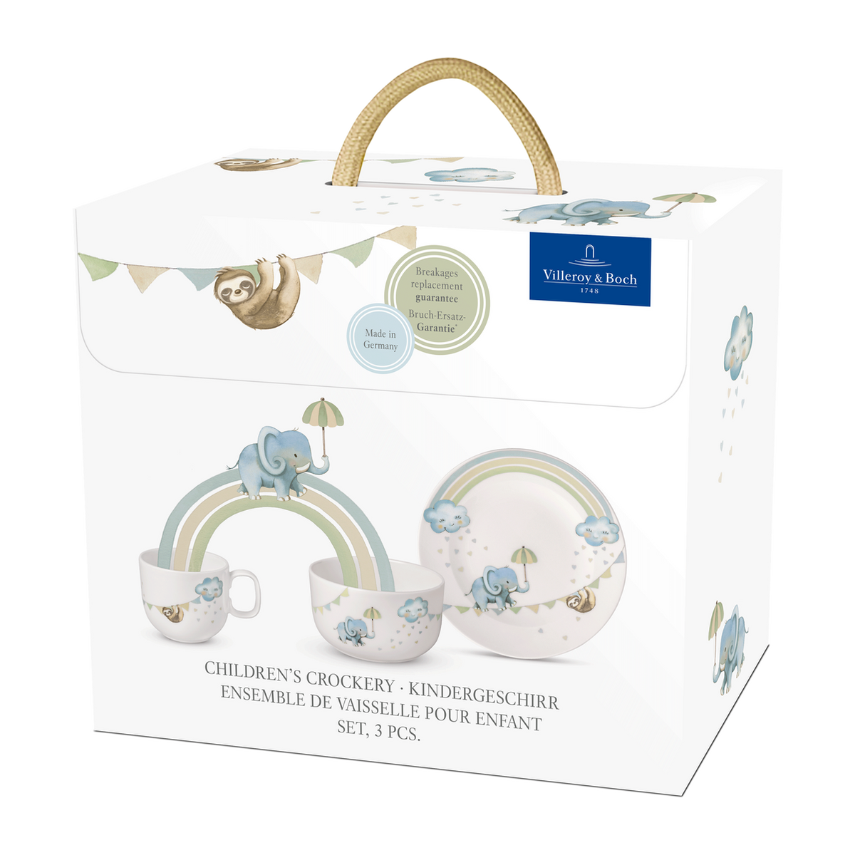 Ensemble Enfant 3 pces Walk Like a Elephant, Villeroy & Boch