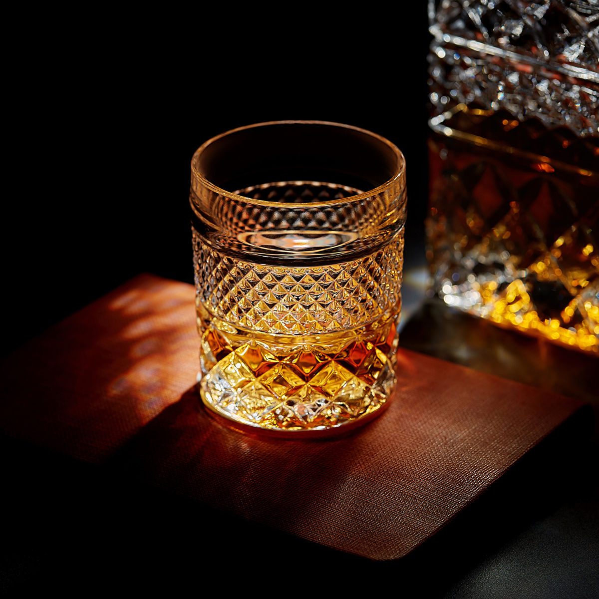 Coffret Cadeau Carafe à Whisky avec Verres et Pierres de Refroidissement