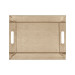 Plateau Réversible 45x35 cm Champagne/Bronze, N2J