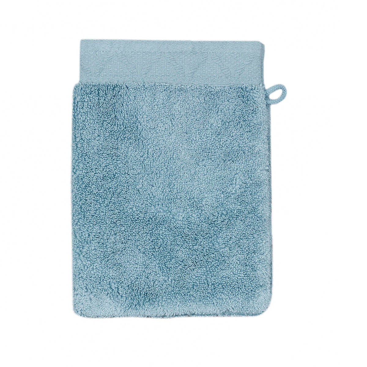 Washcloth, Caresse Glacier, Le Jacquard Français