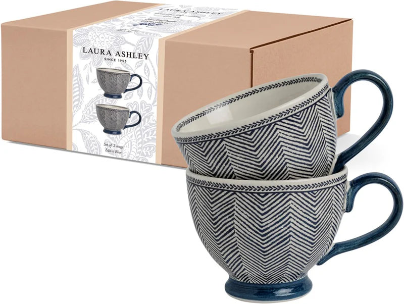 Mug XL 0.43L. Edwin Blue Hedingham Blue, Laura Ashley