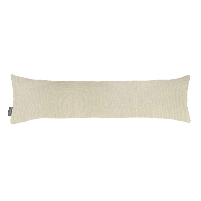 Housse de Coussin long 22x88cm, Fleurs de Laurier Rose Fond Blanc, ART DE LYS
