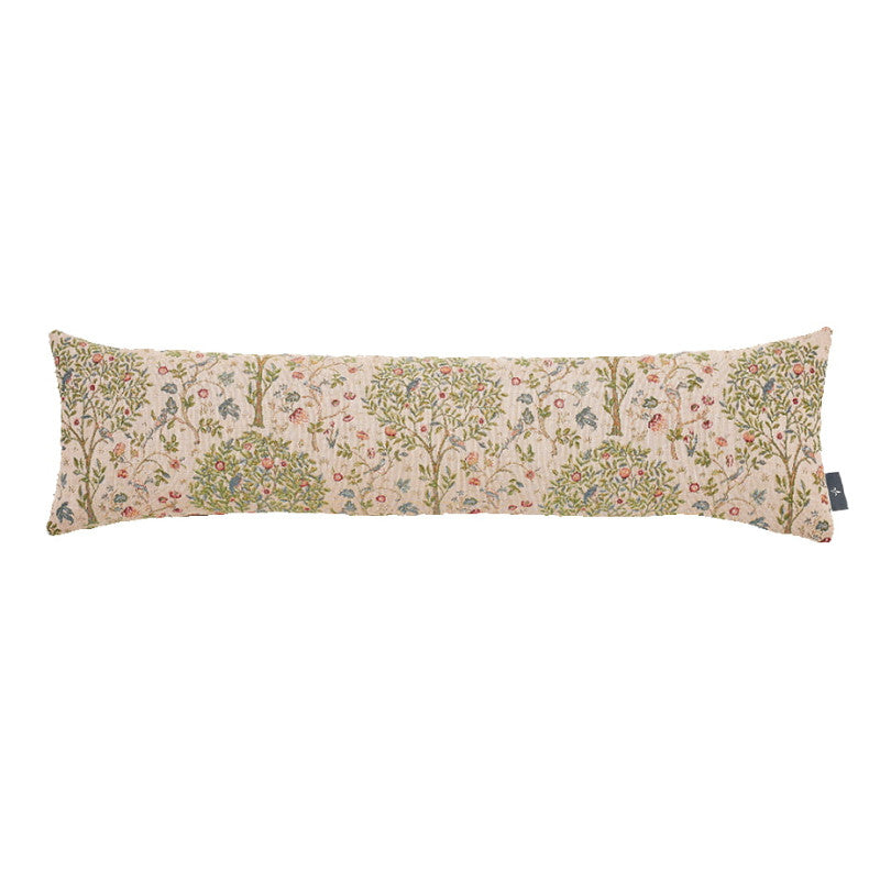 Long Cushion Cover 22x88cm, Kelmscott Tree Beige Background, ART DE LYS