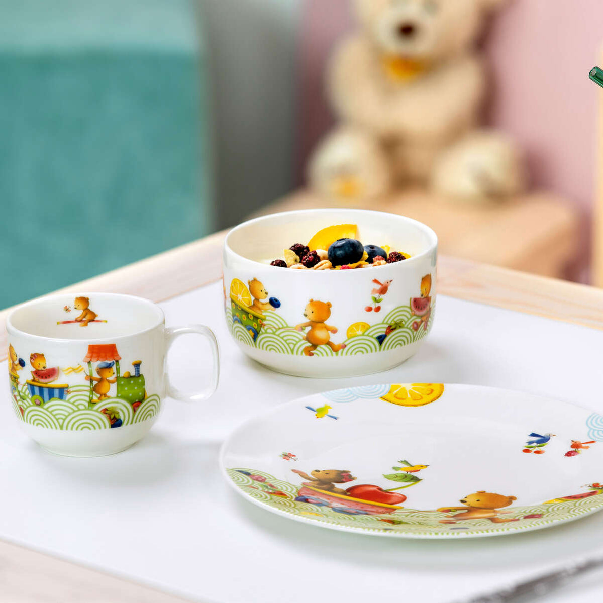 3-piece set, Hungry as a Bear, Villeroy &amp; Boch