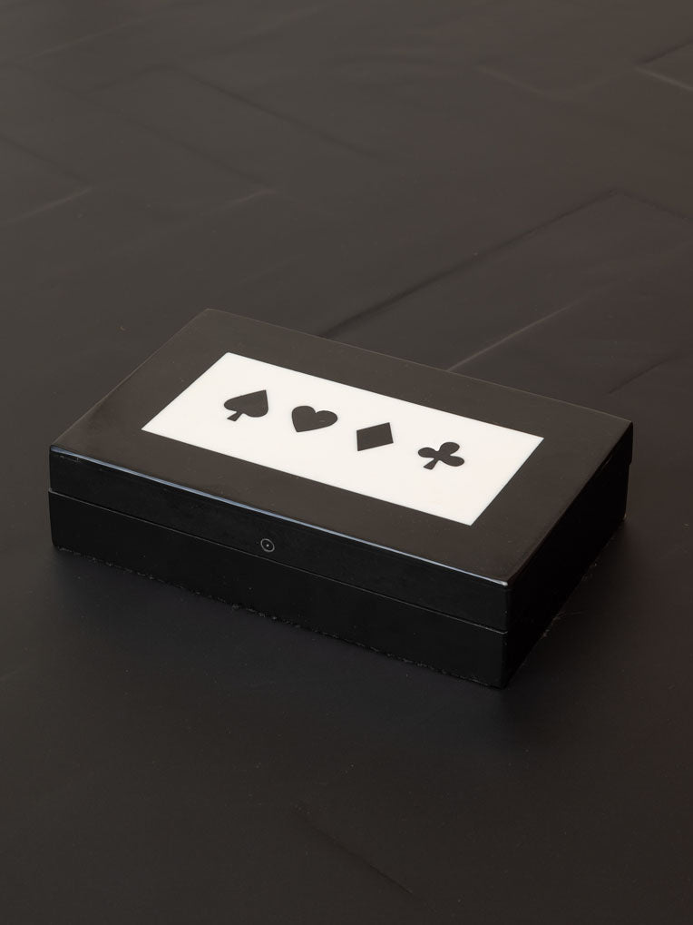Box of 2 card games &amp; dice, Chéhoma