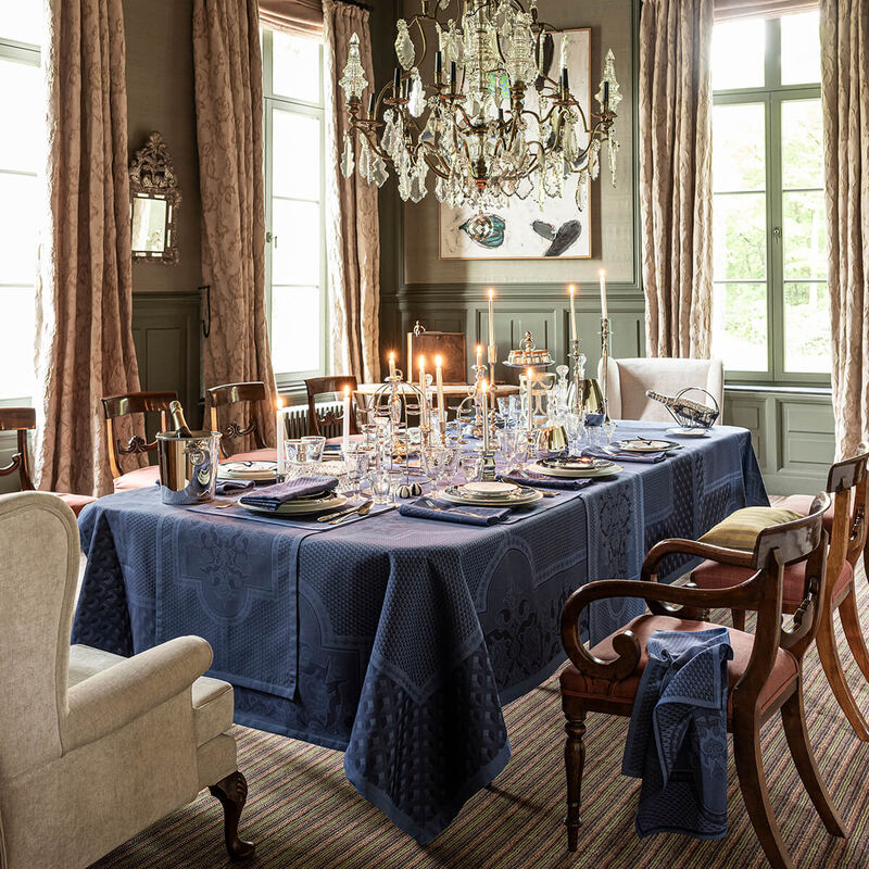 Nappe 175x320cm, Palais Vénitien Adriatique, LE JACQUARD FRANCAIS