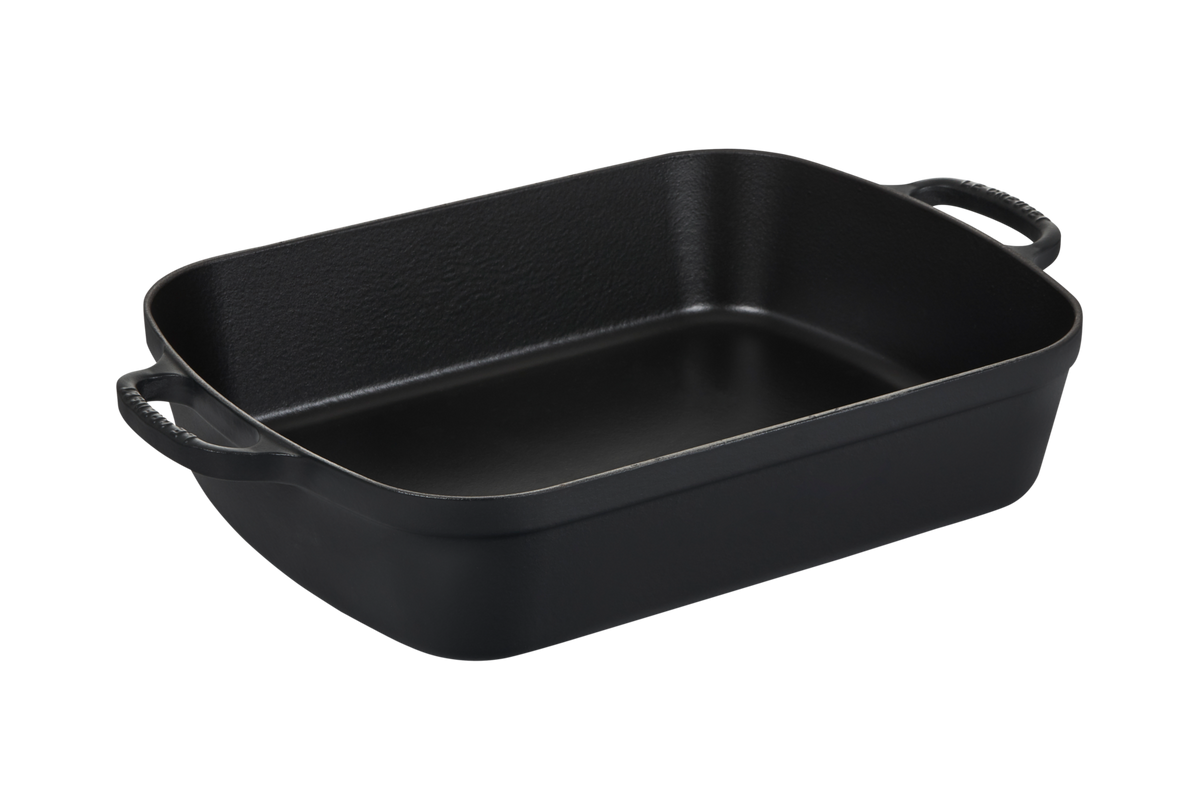 Plat à four rectangulaire 37cm, Noir mat, Le Creuset