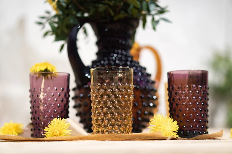 200 ml tumbler, Purple studded, Klimchi