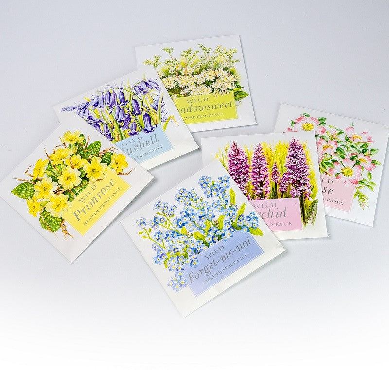 Scented paper sachet - Wild Primrose, Royal Garden