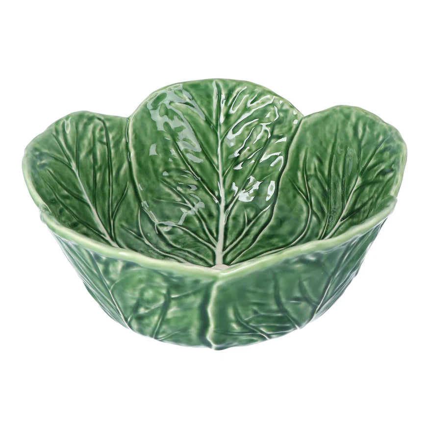 Salad bowl 29.5 cm, Cabbage, Bordallo Pinheiro