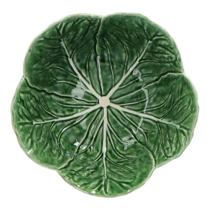 Salad bowl 29.5 cm, Cabbage, Bordallo Pinheiro