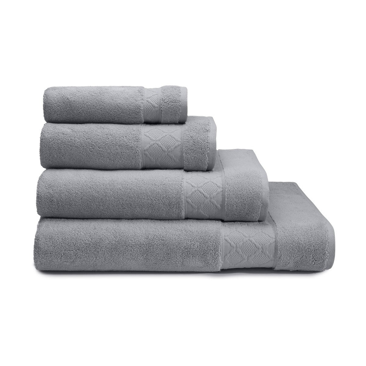 Bath towel 90x150cm, Caresse Galet, Le Jacquard Français